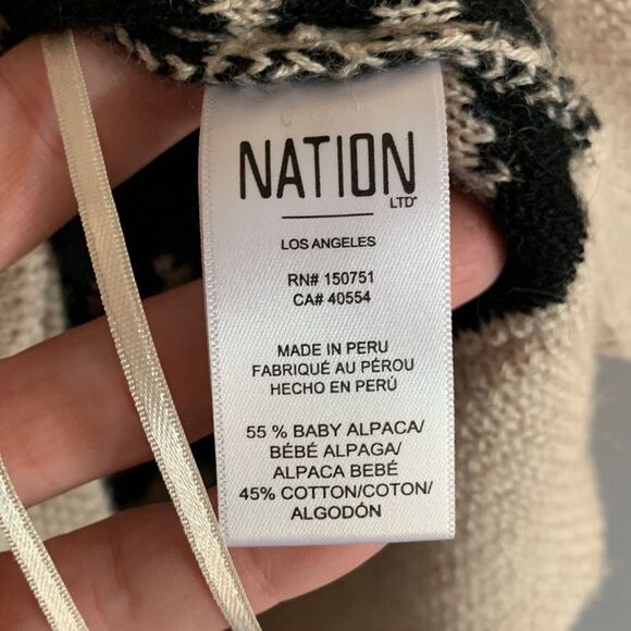 Nation leopard print alpaca pullover sweater - Picture 7 of 7